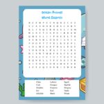 Ocean Animal  Word Search Printable