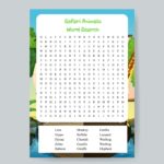 Safari Animals Word Search Printable