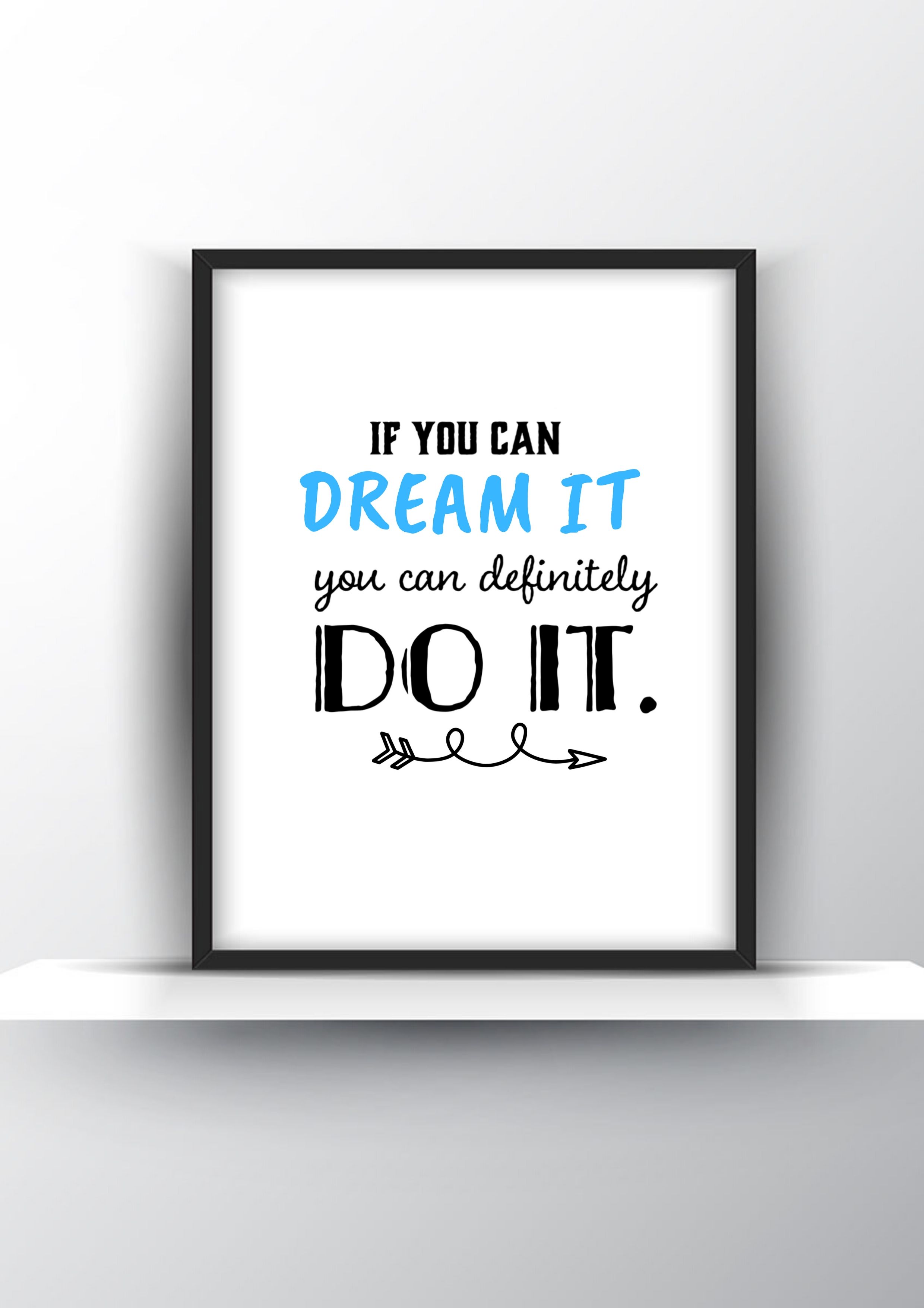 If You Can Dream It You Can Definitely Do It Printable Shark