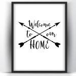 Welcome to our Home Printable Wall Art