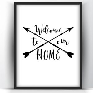 Welcome to our Home Printable Wall Art