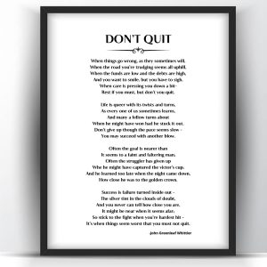 Dont Quit by John Greenleaf Whittier