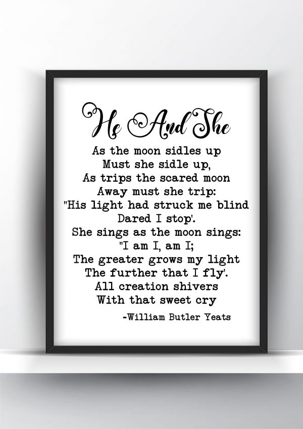 He And She by William Butler Yeats