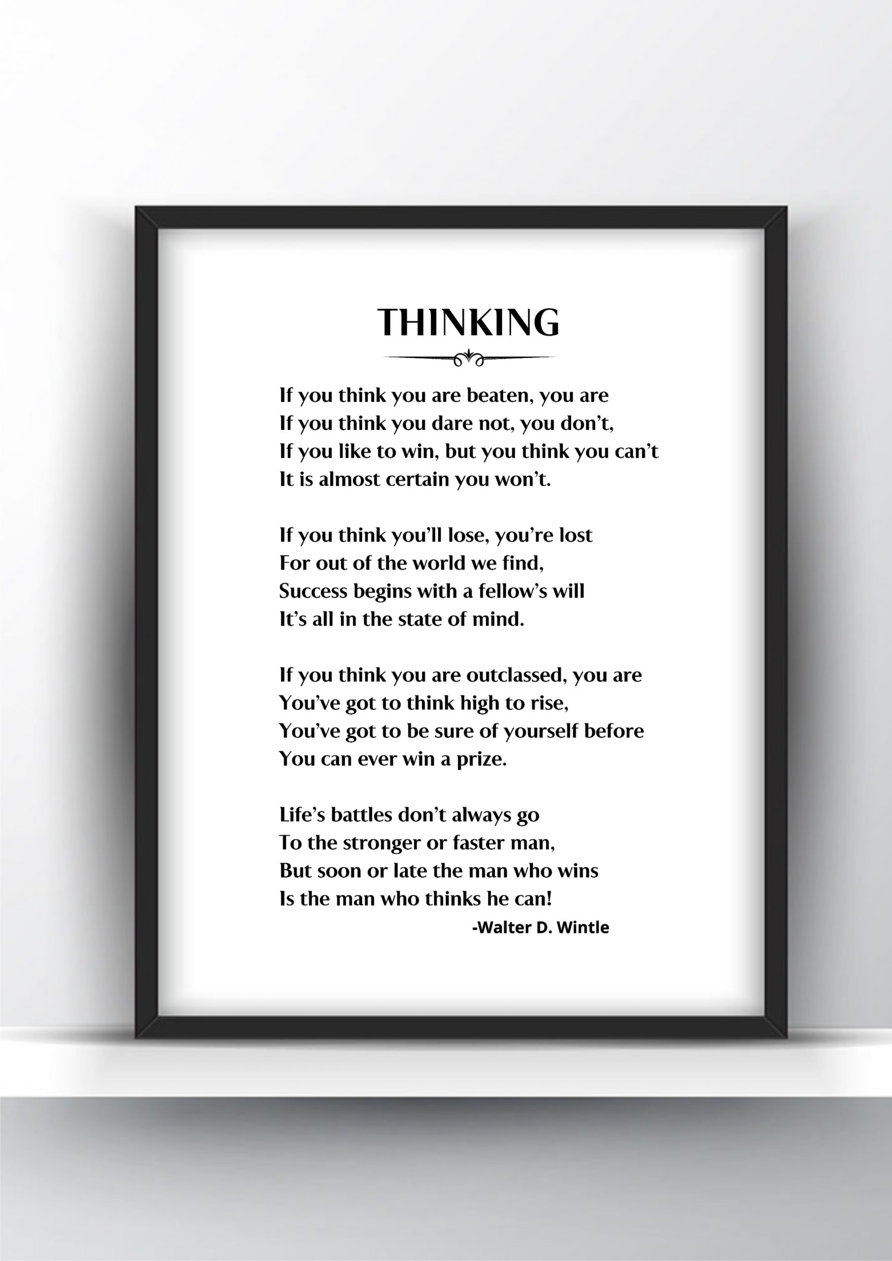 critical thinking poems