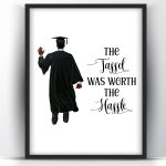 Graduation Gift The Hastle Was Worth It Black Man 1