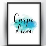 Carpe diem Printable Wall Art