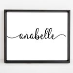 Custom first name printable