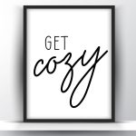 Get cozy printable wall art