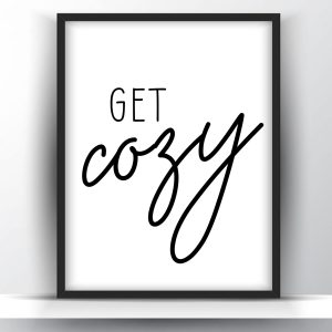 Get cozy printable wall art