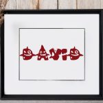 Personalized baby shark kids name printable wall art d