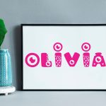 Personalized monster kids name printable wall art e