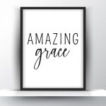 Amazing grace Unframed and Framed Wall Art Poster Print