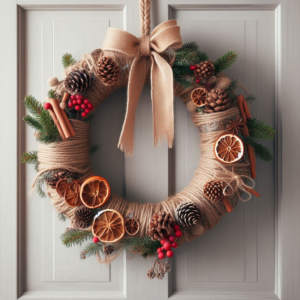 Christmas Wreaths with a Minimalist Touch
