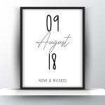 Personalized Wedding and Anniversary Poster