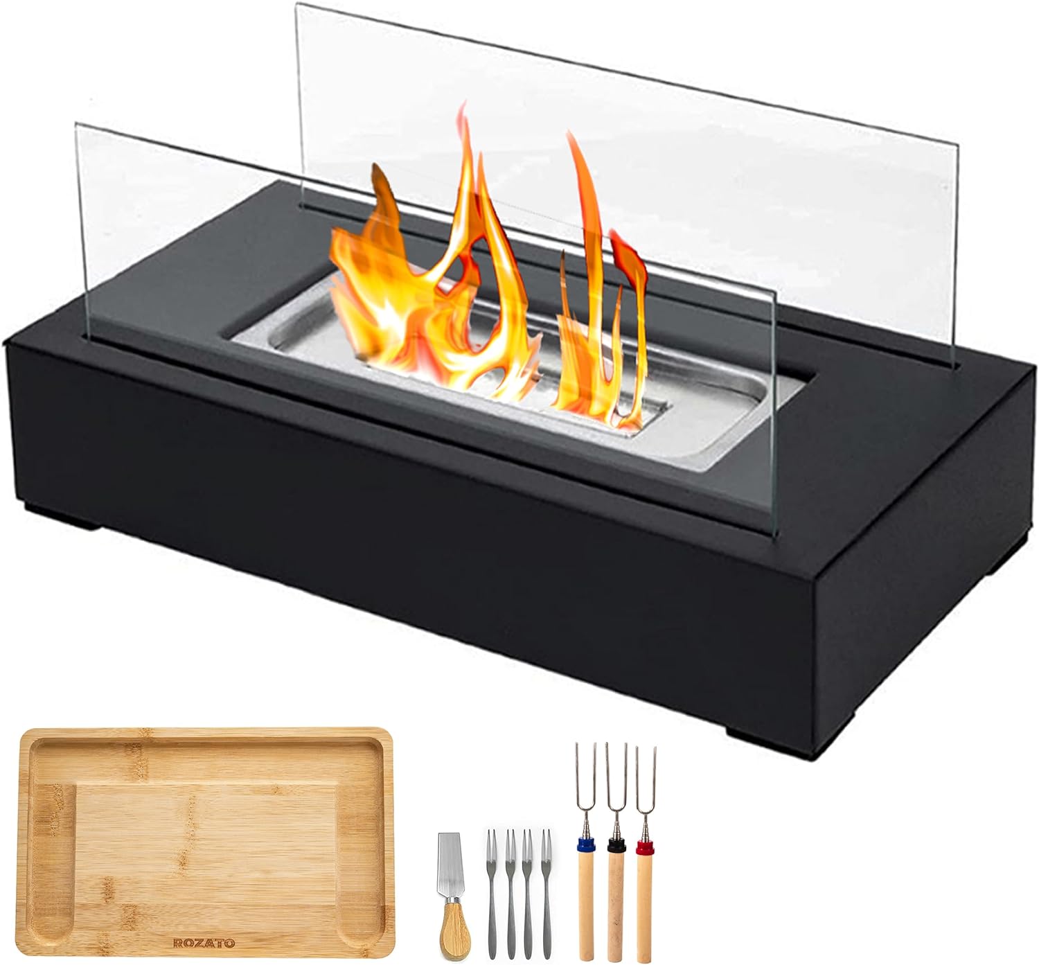 Read more about the article ROZATO Tabletop Fire Pit Review