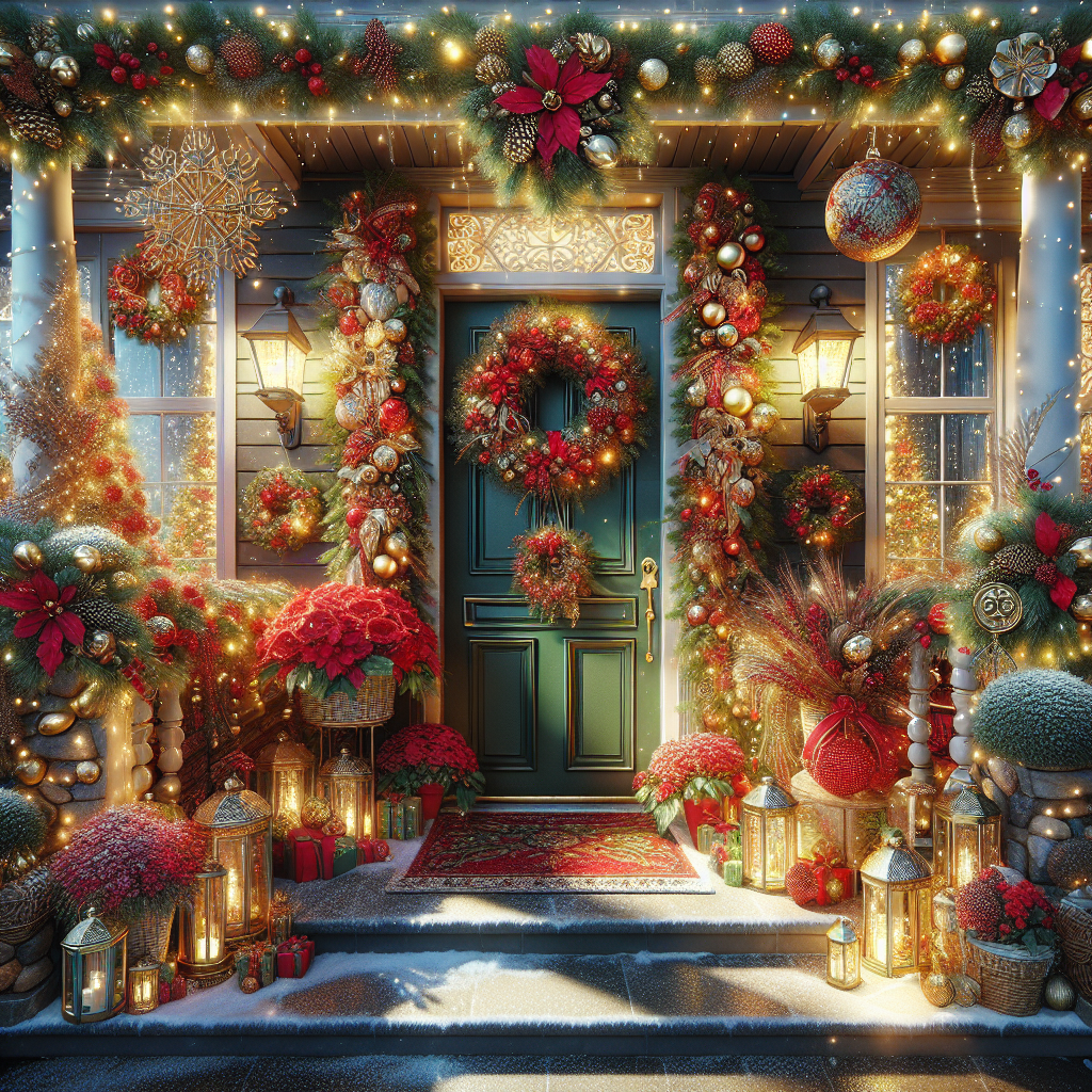 Stunning Christmas Porch Decoration ideas