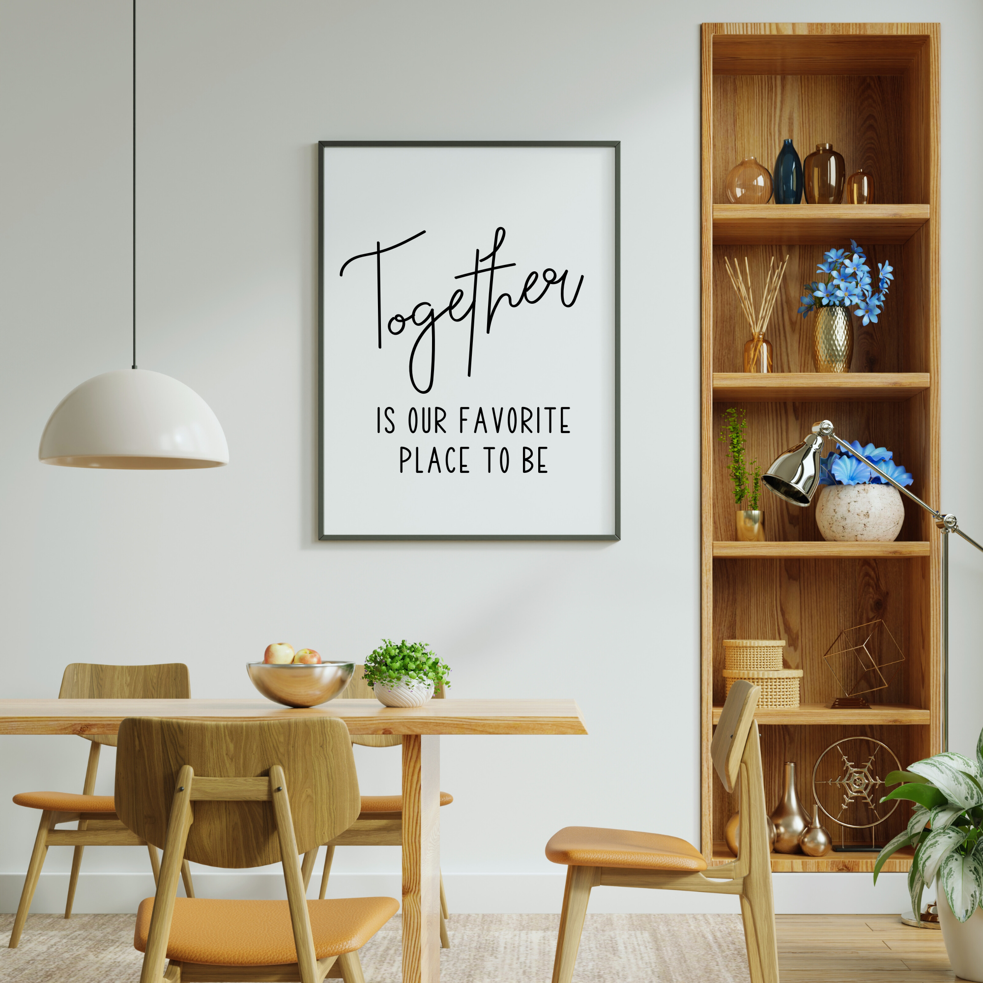 Together Is Our Favorite Place To Be Printable Wall Art