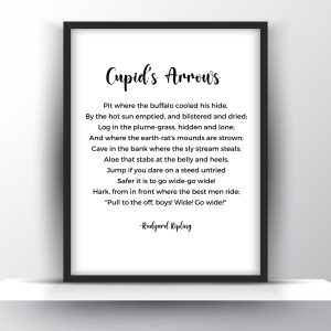 Cupids's Arrows Poem by Rudyard Kipling