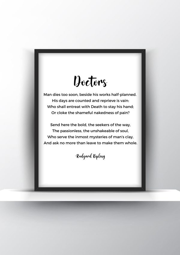 Doctors Poem by Rudyard Kipling