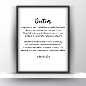 Doctors Poem by Rudyard Kipling