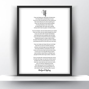 If Poem by Rudyard Kipling