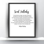 Seal Lullaby Poem by Rudyard Kipling