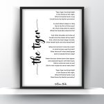 The Tiger Poem by William Blake