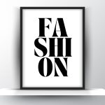 Fashion Printable Wall Art - Typography Print - Home Decor - Digital Download