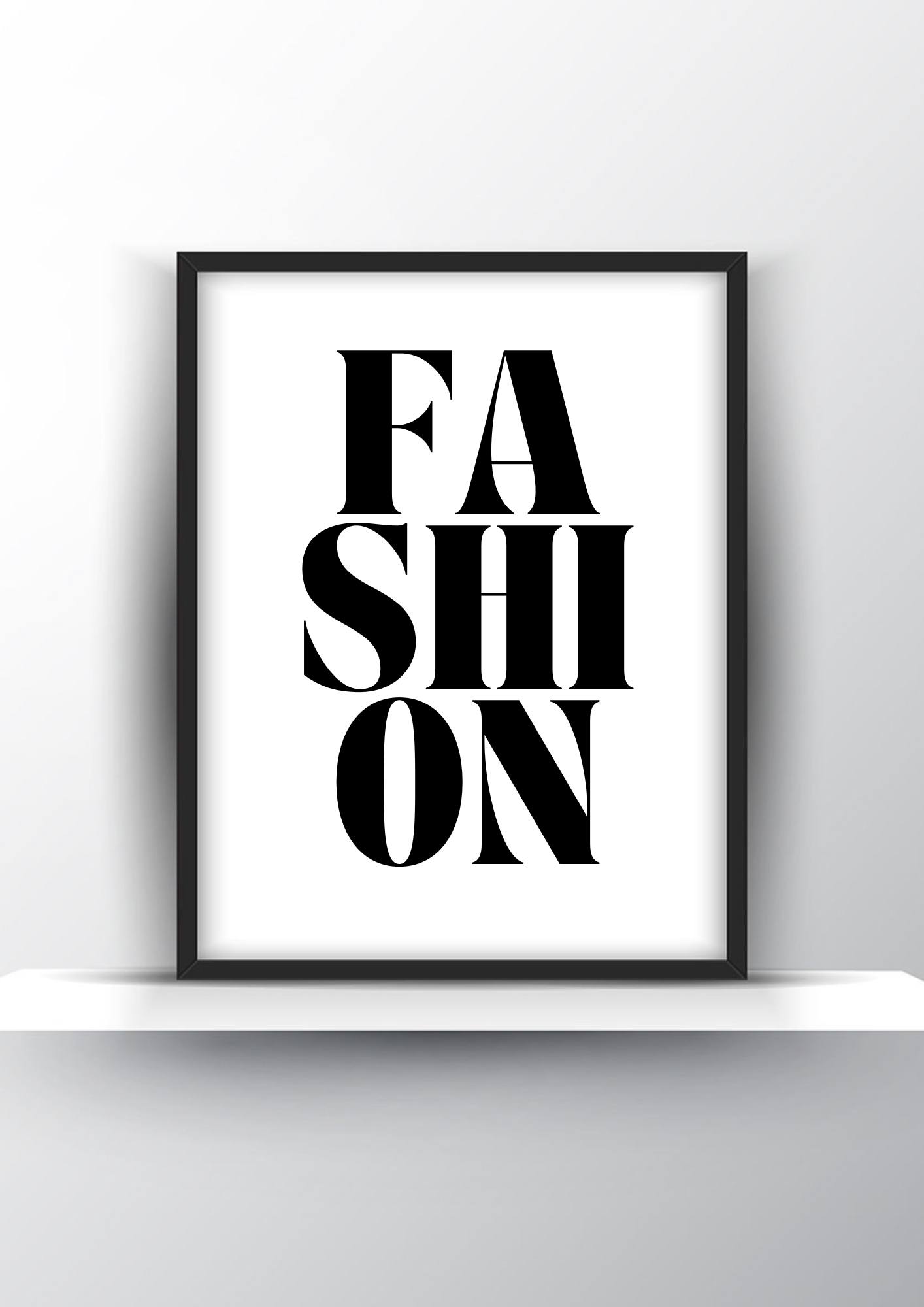 Fashion Printable Wall Art - Typography Print - Home Decor - Digital Download