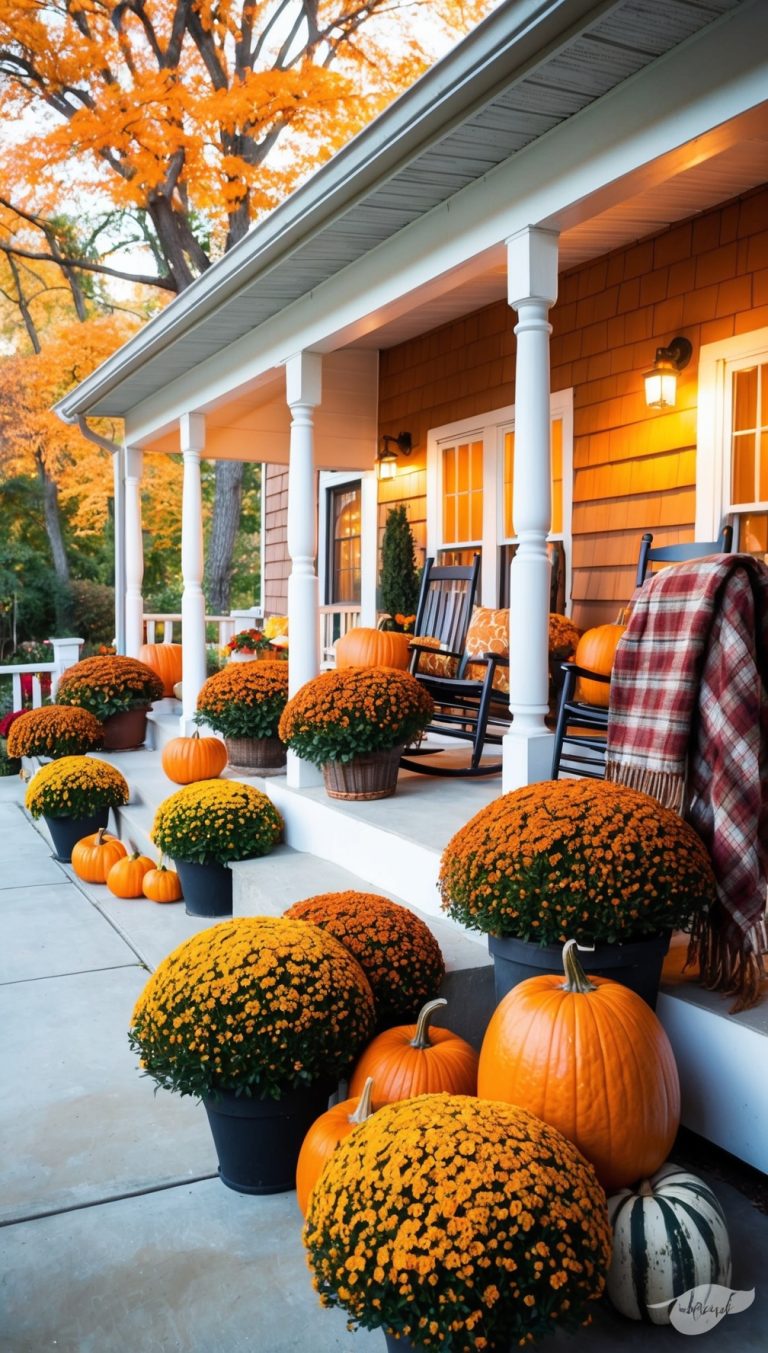 Cozy Fall Porch Decor Ideas to Welcome Autumn - Shark Printables