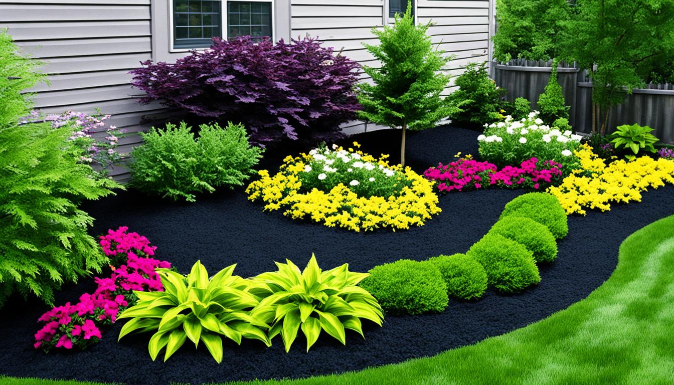 Read more about the article Black Mulch Backyard Landscaping Ideas for Your Home