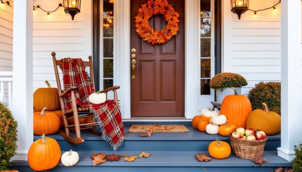 Cozy Fall Porch Decor Ideas to Welcome Autumn - Shark Printables