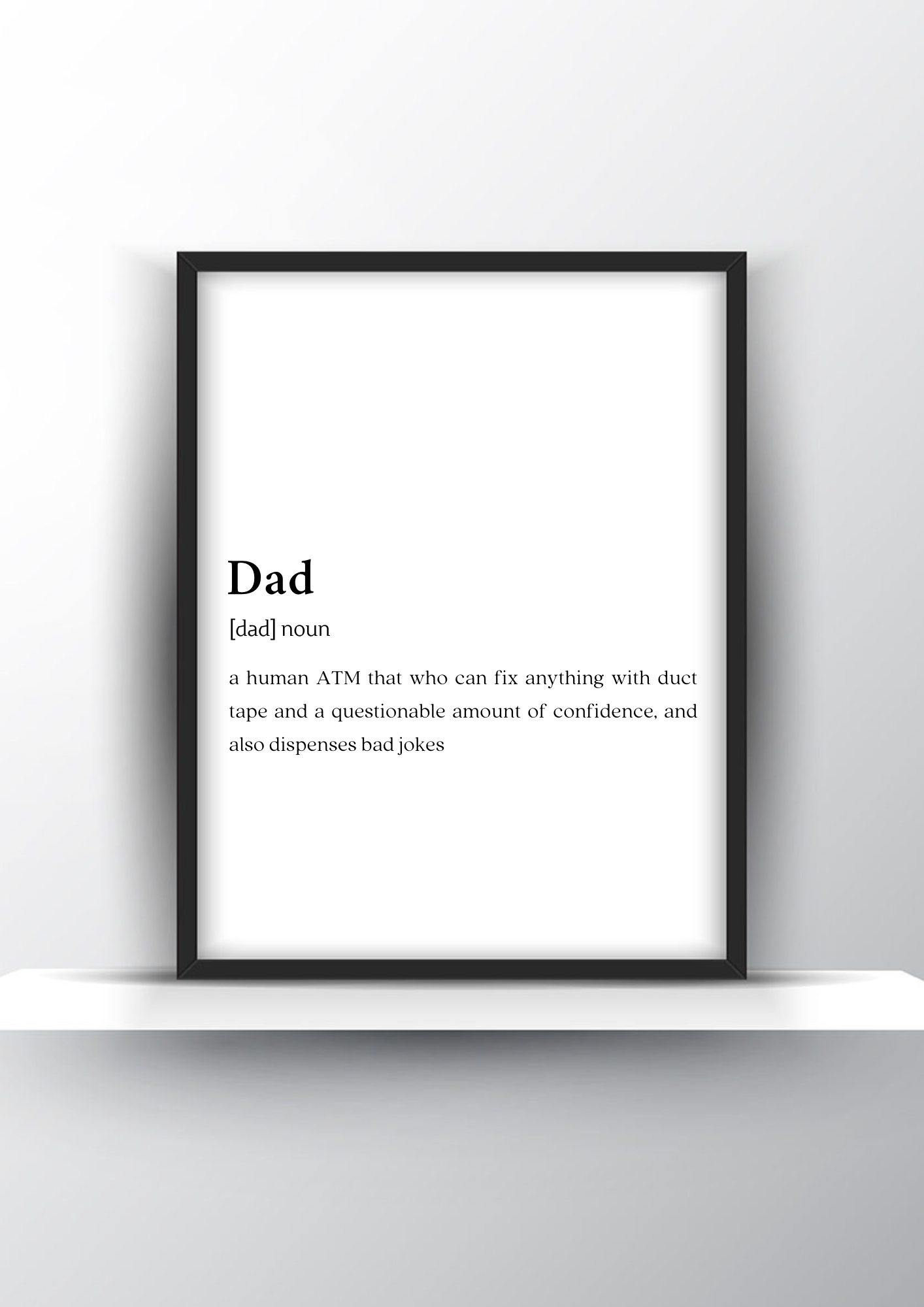 Dad Funny Definition - Gifts for Dad - Home Decor - Digital Download