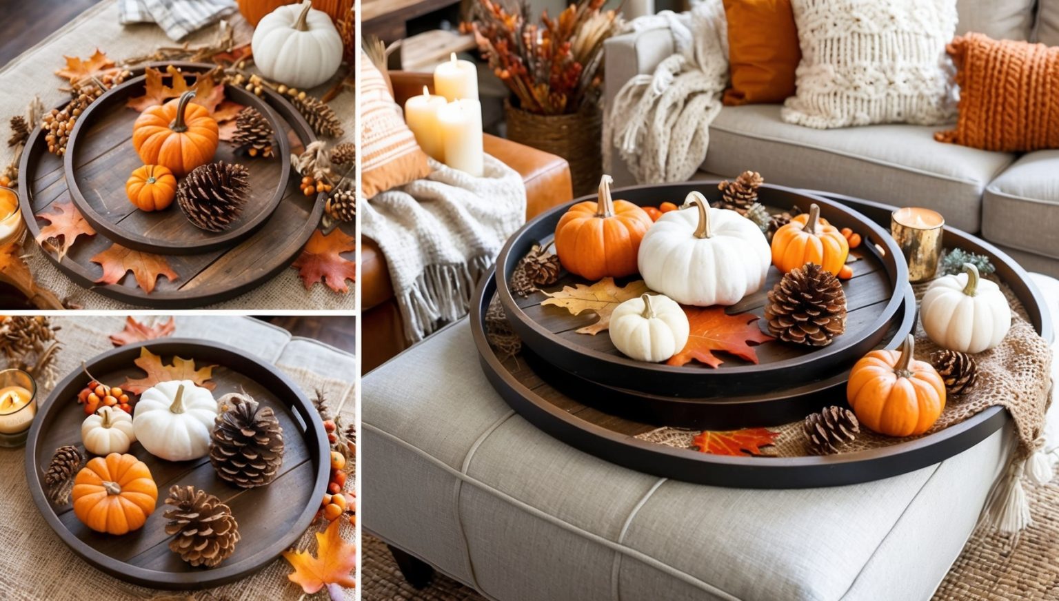 Fall Tray Decor Ideas For Living Room - Shark Printables