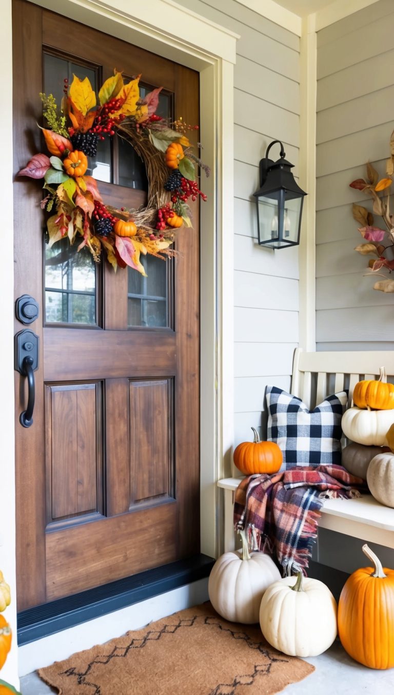 Cozy Fall Porch Decor Ideas to Welcome Autumn - Shark Printables