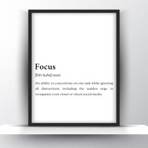 Focus Funny Definition