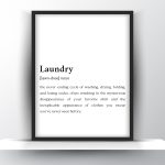 Laundry Funny Definition - Laundry Room Decor - Home Decor - Digital Download