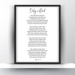 Only a Dad Poem by Edgar Guest - Home Decor - Digital Download