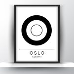 Oslo City Typography Printable Wall Art - City Print Wall Art - Home Decor - Digital Download