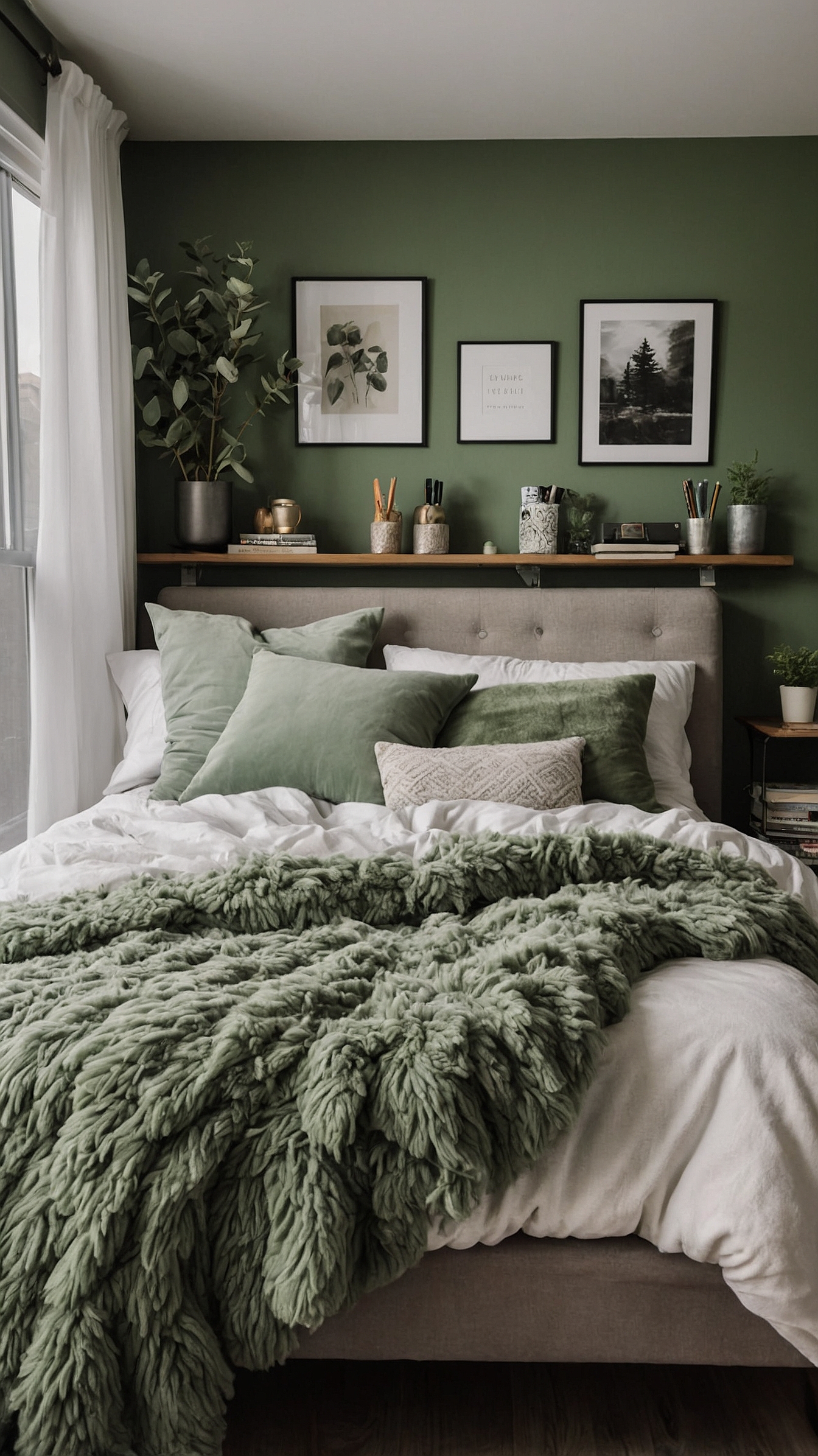 Sage Green Aesthetic Room Decor