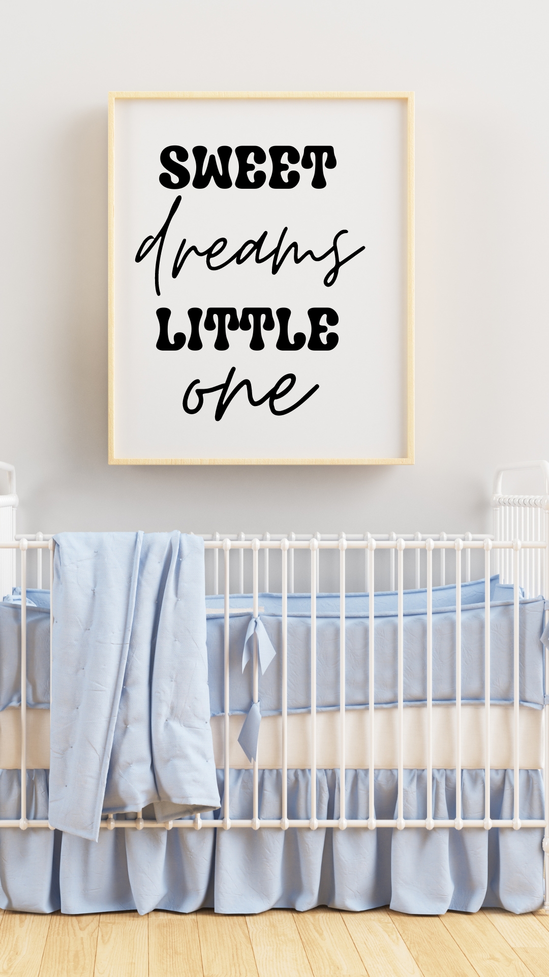 Sweet Dreams Little One Nursery Wall Art