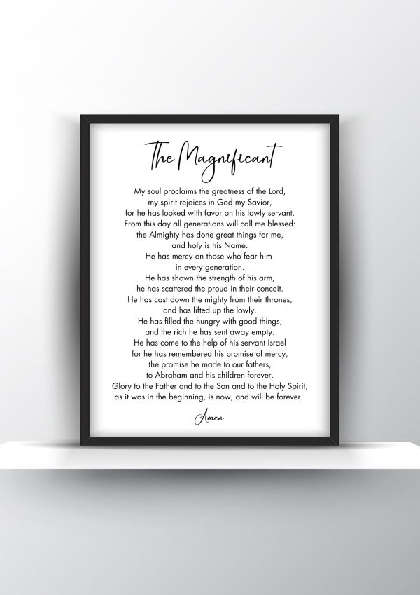 The Magnificant Printable Wall Art - Christian Wall Art - Home Decor - Digital Download