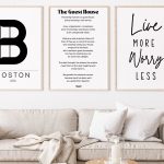 Trendy Typography Printable Wall Art Niches for Decor