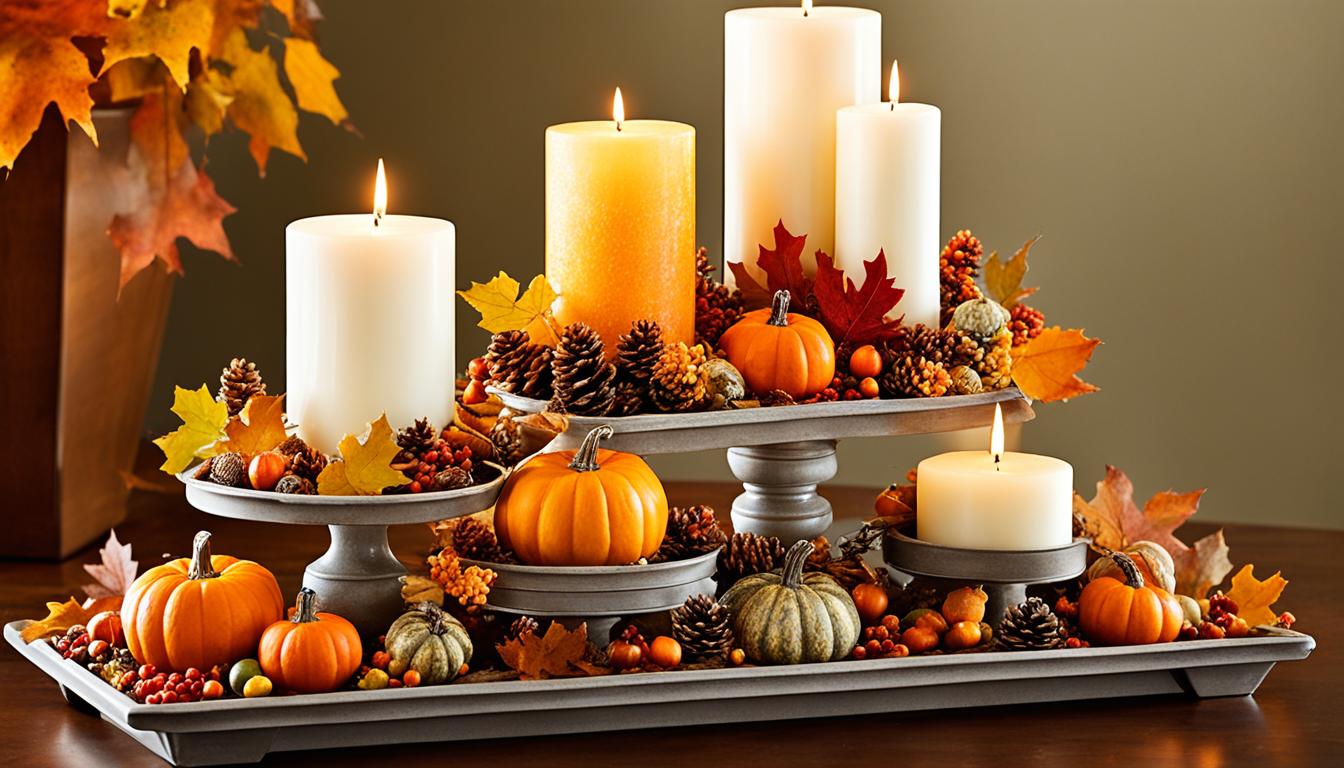 Autumn Candle Decorating Ideas