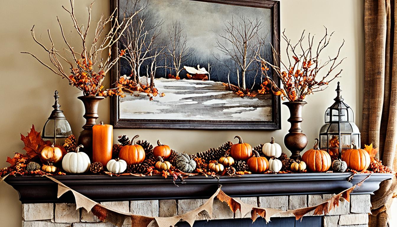 Best Fall Mantel Decorating Ideas - Shark Printables