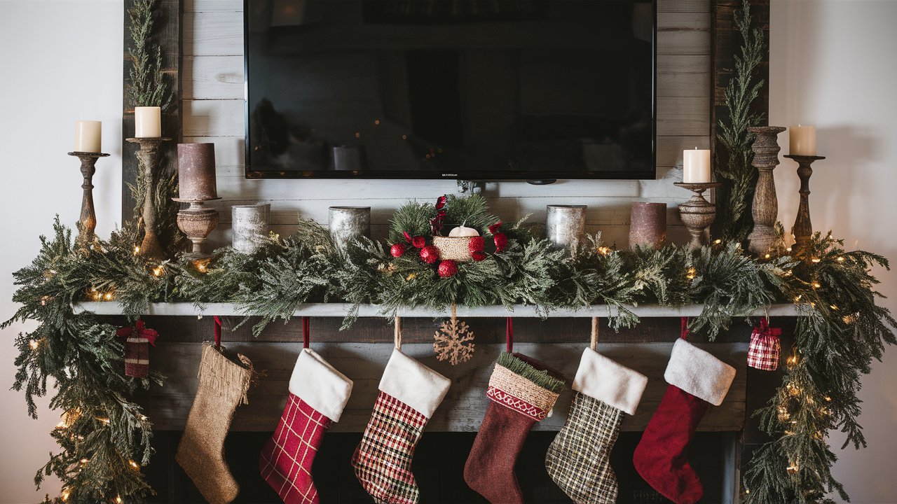 Christmas Mantel Decorating Ideas