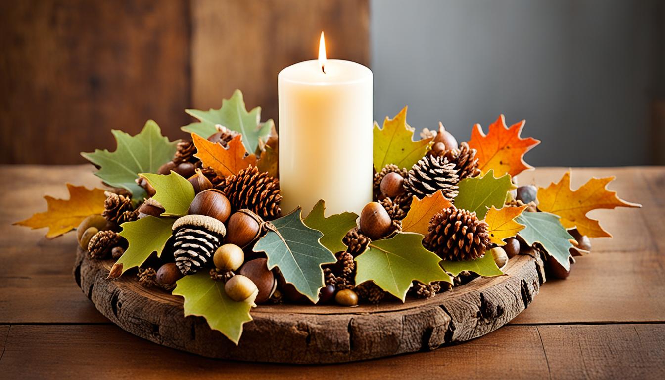 Easy Fall Candle Decorating Ideas