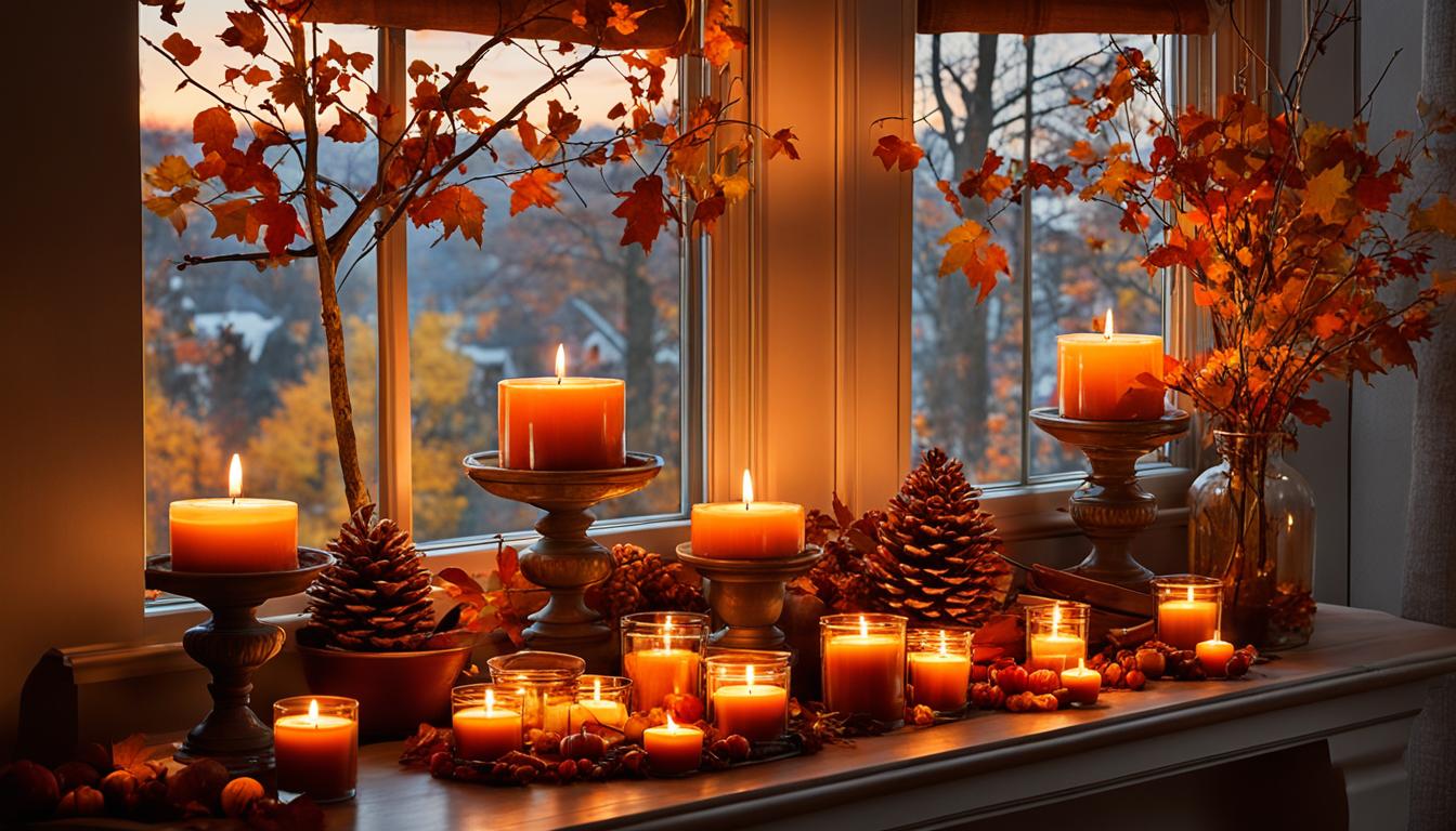 Fall Candle Decorating Ideas