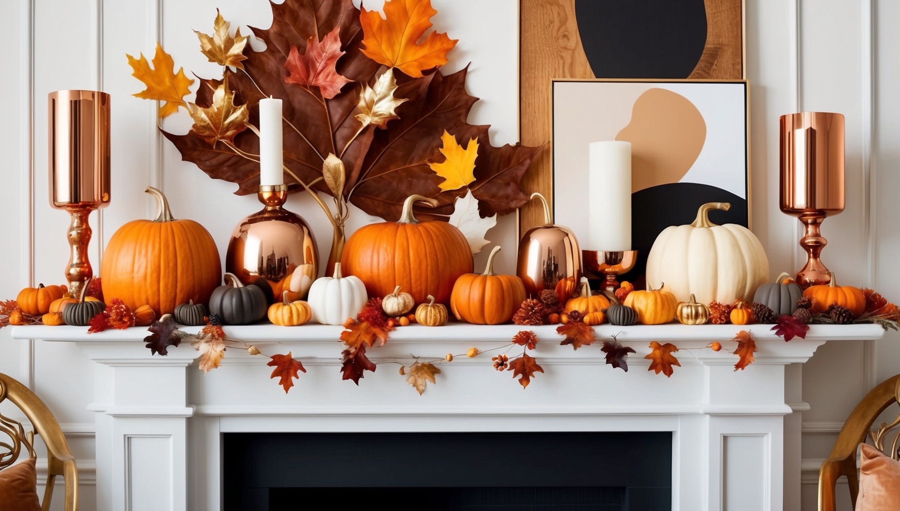 Fall Mantel Decorating Ideas