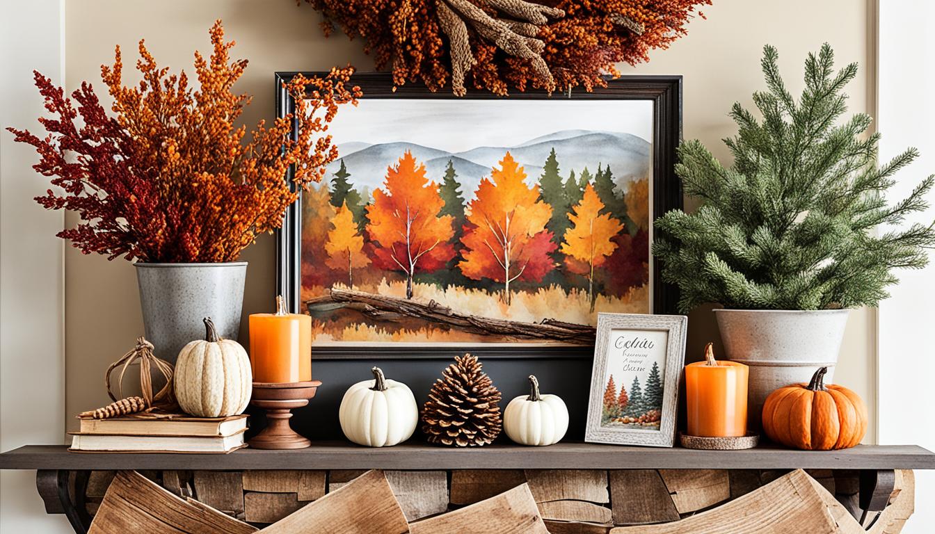 Ideas for Fall Mantel Decor